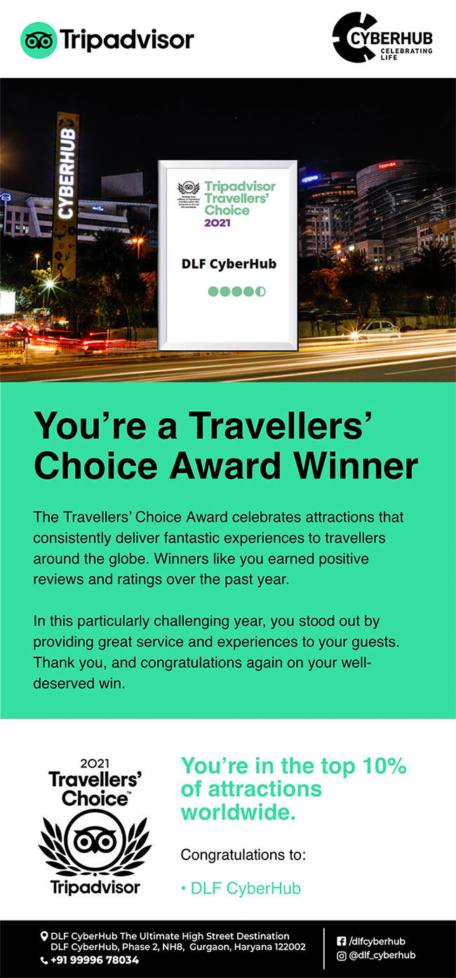 Travellers' Choice Award